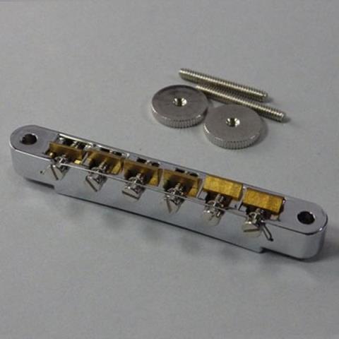 Montreux-ギターブリッジ8761 ABR-1 style Bridge wired Chrome with Unplated Brass saddles