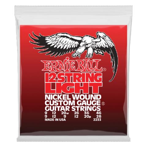 ERNIE BALL-エレキギター弦2233 Light 12-String Nickel Wound 09-46