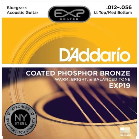 D'Addario-アコースティックギター弦EXP19 Blueglass 12-56