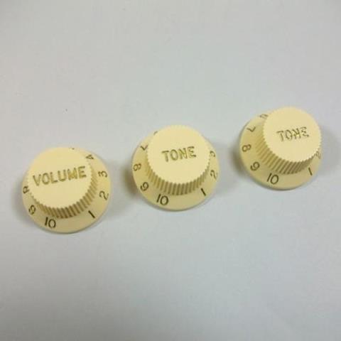 8572 Strat 1V2T knob set Ivoryサムネイル