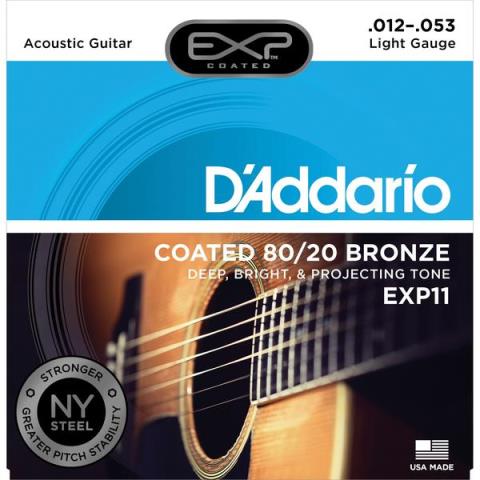 D'Addario-アコースティックギター弦EXP11 Light 12-53