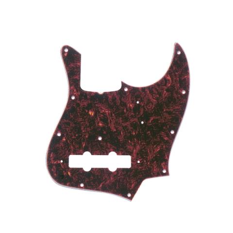 Fender-ピックガードPickguard, Jazz Bass (with Truss Rod Notch), 11-Hole Vintage Mount, Tortoise Shell, 4-Ply