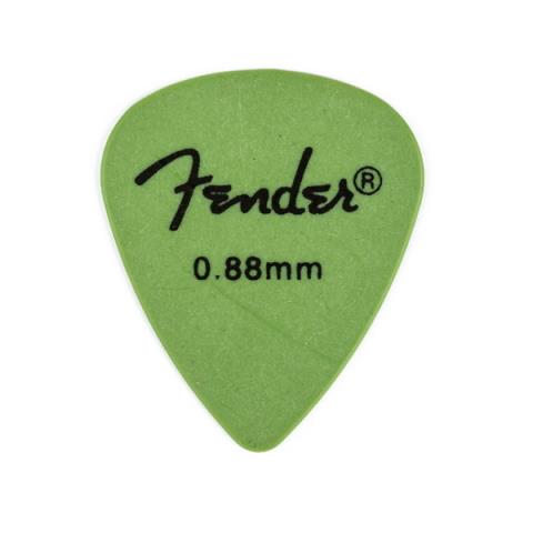 Fender-ピックFender Rock-On Touring Picks, 351 Shape .88 MM, Surf Green, 72 Count