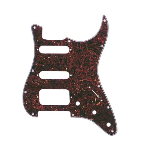 Fender-ピックガードPickguard, Stratocaster H/S/S, 11-Hole Mount, Tortoise Shell, 4-Ply