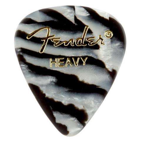 Fender-ピック351 Shape Premium Picks, Heavy, Zebra, 144 Count