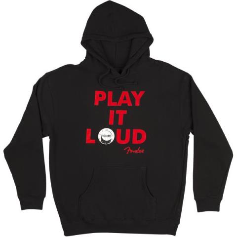 Fender-Play it Loud Hoodie, Blk S