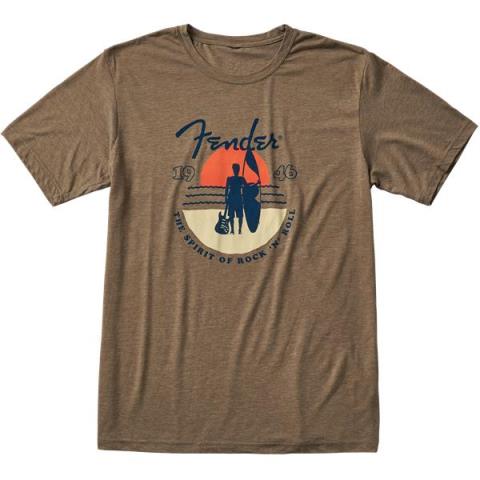 Fender Sunset Spirit T-Shirt, Olive, XLサムネイル