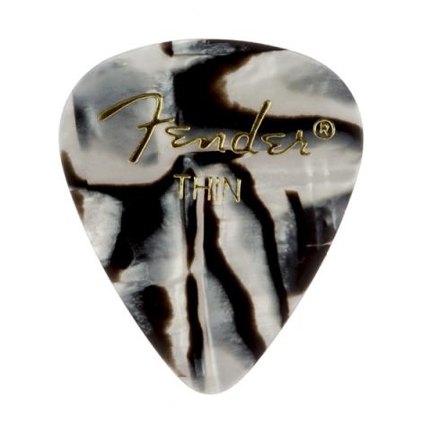 Fender-ピック351 Shape Premium Picks, Thin, Zebra, 144 Count