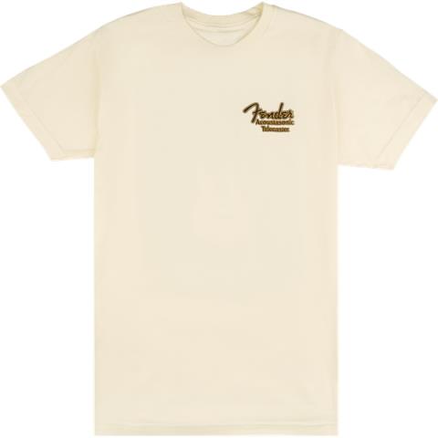 Fender Acoustasonic Tele T-Shirt, Cream, XLサムネイル