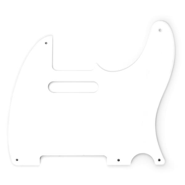 Fender-White, 1-Ply, 5-Hole Mount SS