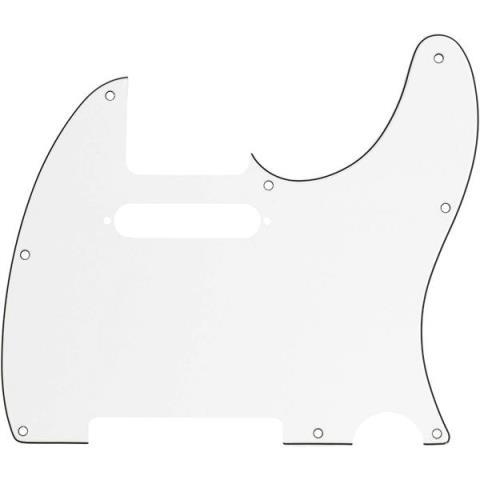 Fender-ピックガードPickguard, Telecaster, 8-Hole Mount, Parchment, 3-Ply