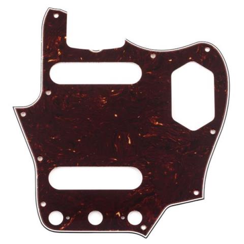 Fender-ピックガードPure Vintage Pickguard, '65 Jaguar, 10-Hole Mount, Brown Shell, 3-Ply