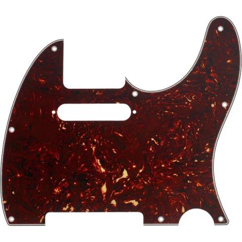 Fender-ピックガードPickguard, Telecaster 8-Hole Mount, Tortoise Shell, 4-Ply