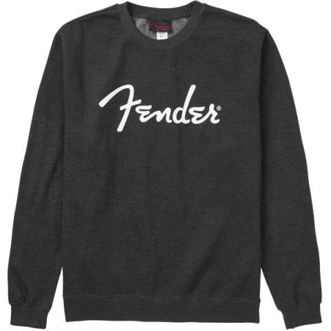 Fender-Fender Spaghetti Logo Pullover, Charcoal, M