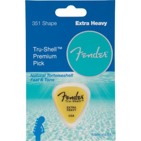 Fender-ピックTru-Shell 351 Shape, Extra Heavy, (1)