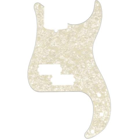 Fender-ピックガードPickguard, Precision Bass, 13-Hole Mount, Aged White Pearl, 4-Ply