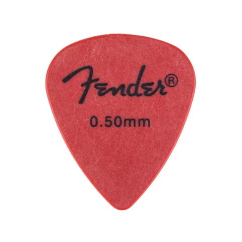 Fender-ピックFender Rock-On Touring Picks, 351 Shape .50 MM, Red, 72 Count