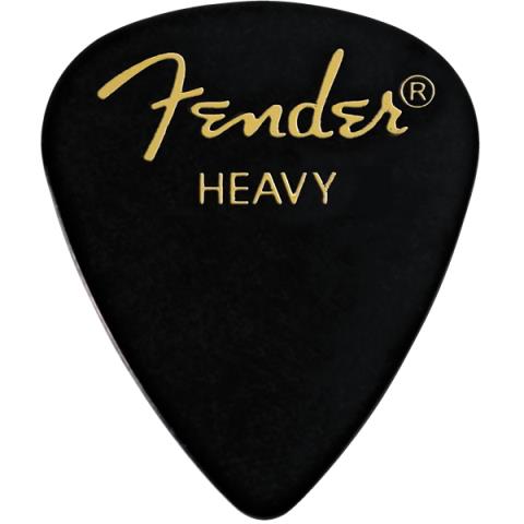 Fender-ピック351 Shape, Black, Heavy (144)