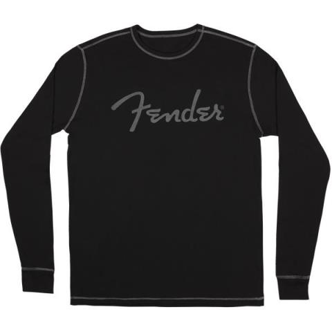 Fender Logo Men's Thermal, Black, Lサムネイル