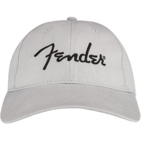 Embroidered Logo Dad Hat, Silverサムネイル