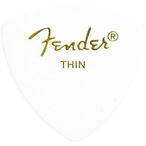 Fender-ピック346 Shape, White, Thin (72)