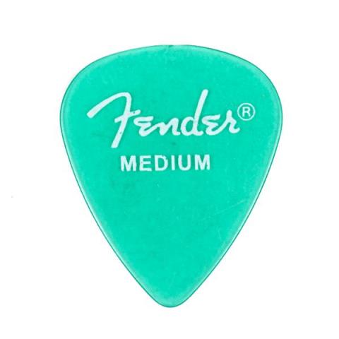 Fender-ピックCalifornia Clear Picks, Medium, Surf Green, 144 Count