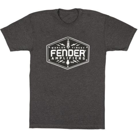 Fender Bolt Down T-Shirt, Charcoal, Sサムネイル