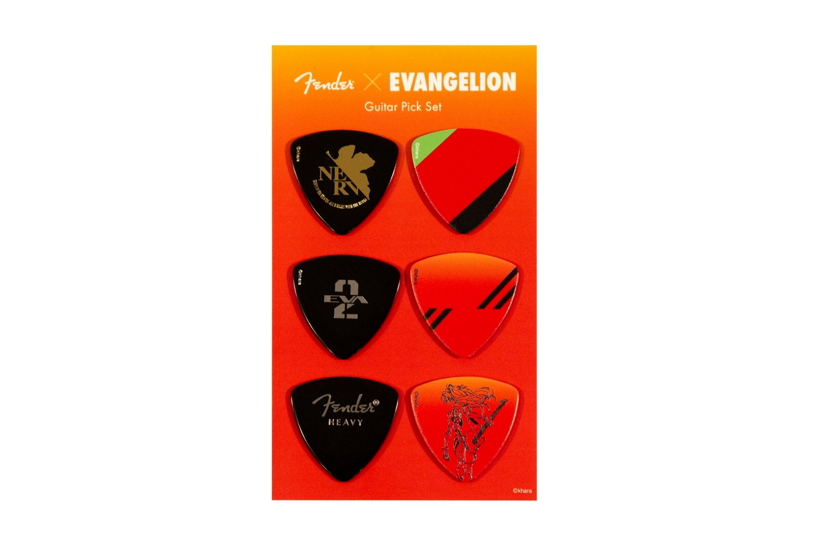 Fender ピックevangelion Asuka Pick Set新品在庫あります Music Plant Webshop