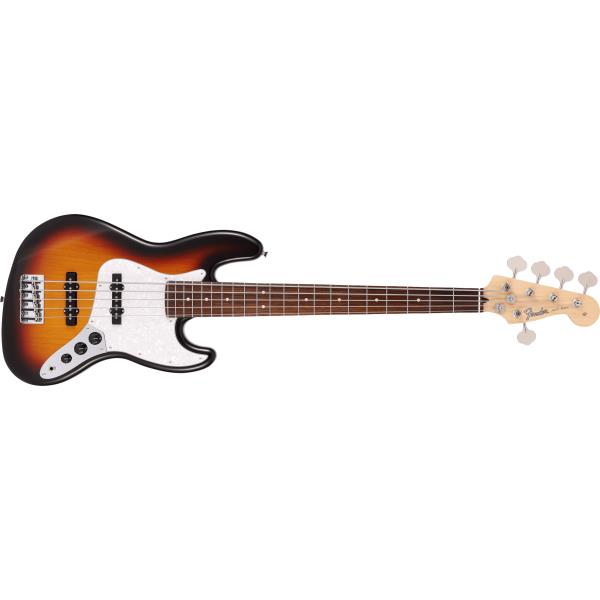 2021 Collection, MIJ Hybrid II Jazz Bass V, Rosewood Fingerboard, Metallic 3-Color Sunburstサムネイル