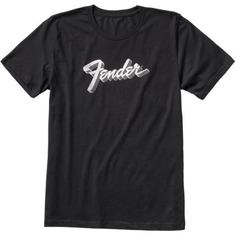 Fender 3D Logo T-Shirt, Black, XLサムネイル