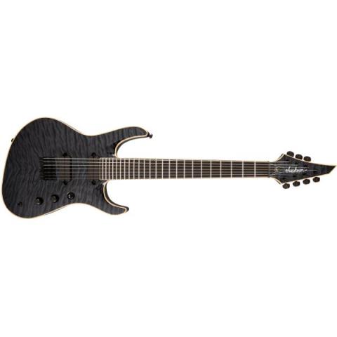 Jackson-エレキギターUSA Signature Chris Broderick Soloist HT7, Ebony Fingerboard, Transparent Black