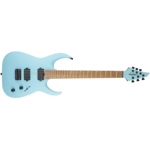 Jackson-エレキギターUSA Signature Misha Mansoor Juggernaut HT6, Caramelized Flame Maple Fingerboard, Satin Daphne Blue