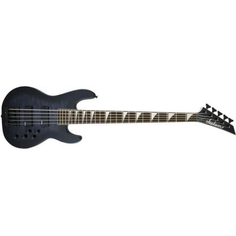 Jackson-JS Series Concert Bass JS3VQ, Amaranth Fingerboard, Transparent Black Burst