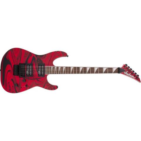 Jackson-エレキギターX Series Soloist SLX DX Swirl, Laurel Fingerboard, Satin Red Swirl