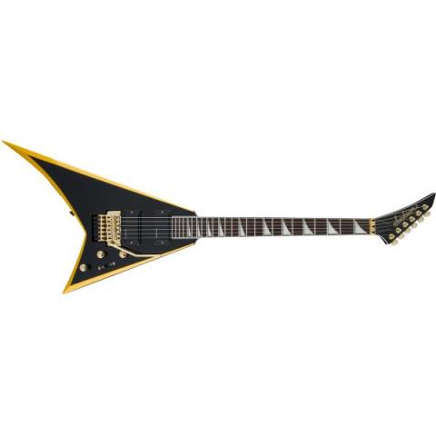 Jackson-エレキギターX Series Rhoads RRX24, Laurel Fingerboard, Black with Yellow Bevels