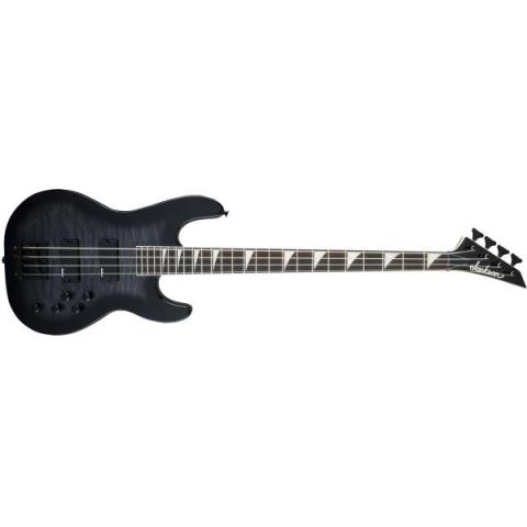 Jackson-JS Series Concert Bass JS3Q, Amaranth Fingerboard, Transparent Black Burst