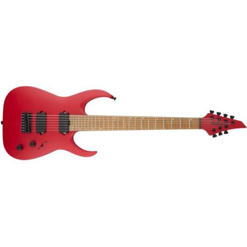 Jackson-エレキギターUSA Signature Misha Mansoor Juggernaut HT7, Caramelized Flame Maple Fingerboard, Satin Red