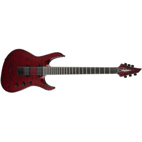 Jackson-エレキギターUSA Signature Chris Broderick Soloist HT6, Ebony Fingerboard, Transparent Red