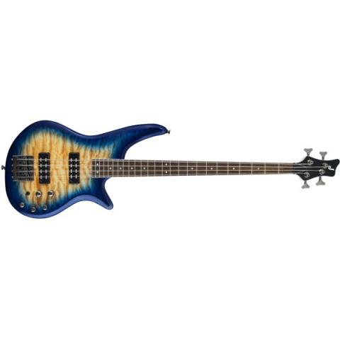 Jackson-JS Series Spectra Bass JS3Q, Laurel Fingerboard, Amber Blue Burst