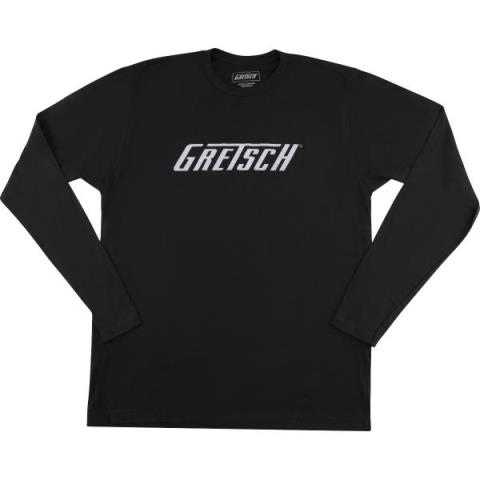 Gretsch Long Sleeve Logo T-Shirt, Black, XLサムネイル