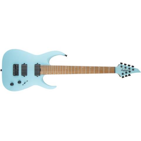 Jackson-エレキギターUSA Signature Misha Mansoor Juggernaut HT7, Caramelized Flame Maple Fingerboard, Satin Daphne Blue