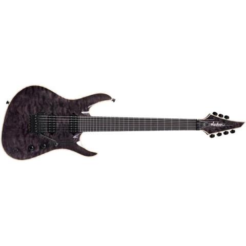 Jackson-エレキギターUSA Signature Chris Broderick Soloist 7, Ebony Fingerboard, Transparent Black