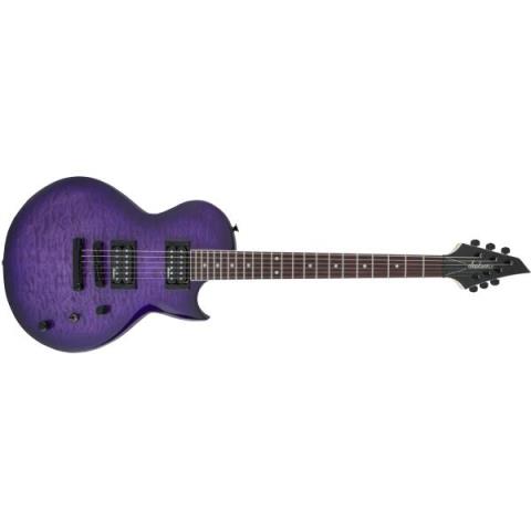 Jackson-エレキギターJS Series Monarkh SC JS22Q, Amaranth Fingerboard, Transparent Purple Burst