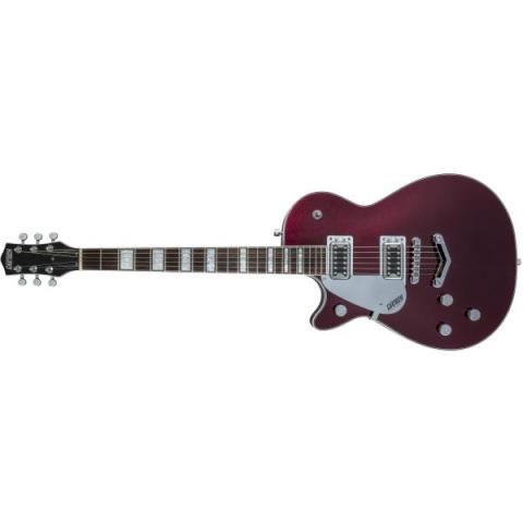 GRETSCH-エレキギターG5220LH Electromatic Jet BT Single-Cut with V-Stoptail, Left-Handed, Black Walnut Fingerboard, Dark Cherry Metallic