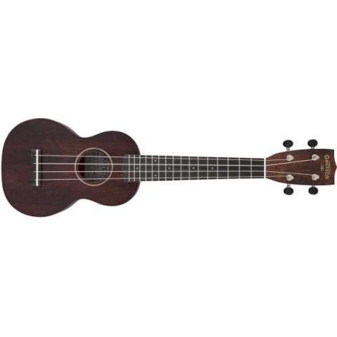 GRETSCH-ウクレレG9100-L Soprano Long-Neck Ukulele with Gig Bag, Ovangkol Fingerboard, Vintage Mahogany Stain