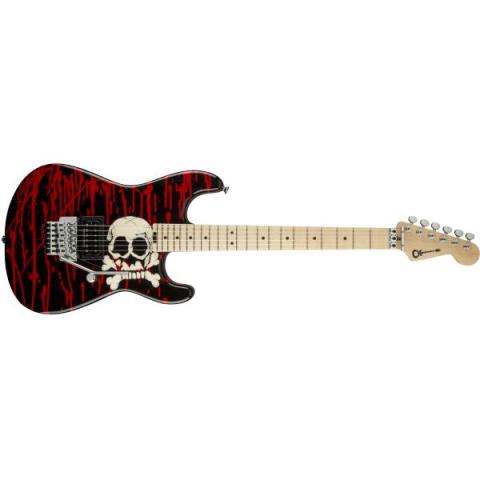 Charvel-エレキギターWarren DeMartini Signature Pro-Mod Blood and Skull, Maple Fingerboard, Blood and Skull