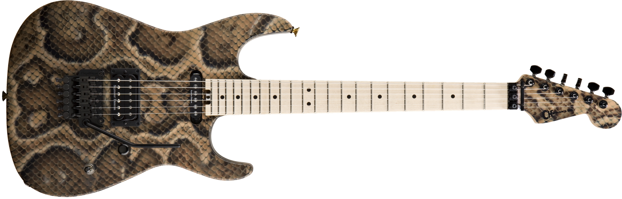 Charvel Artist Signature Modelsシリーズ エレキギターWarren DeMartini USA Signature  Snake, Maple Fingerboard, Snakeskin新品 | MUSIC PLANT WEBSHOP