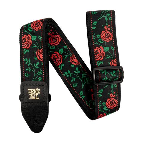 ERNIE BALL-ギター/ベース用ストラップSpanish Rose Jacquard Strap