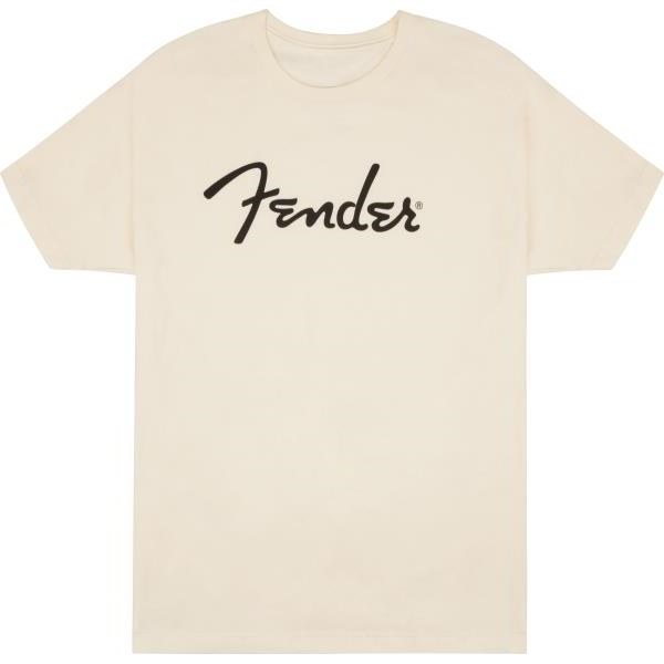 TシャツFenderFender&reg; Spaghetti Logo T-Shirt, Olympic White, S