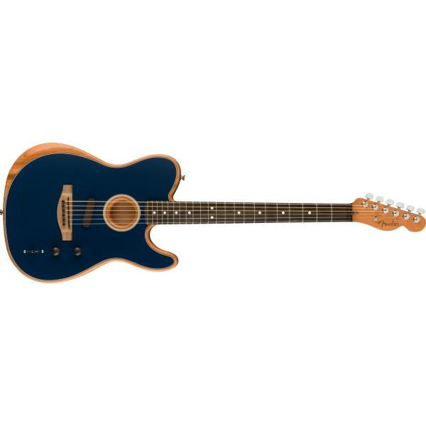 Fender-アコースティックギターAmerican Acoustasonic® Telecaster®, Ebony Fingerboard, Steel Blue